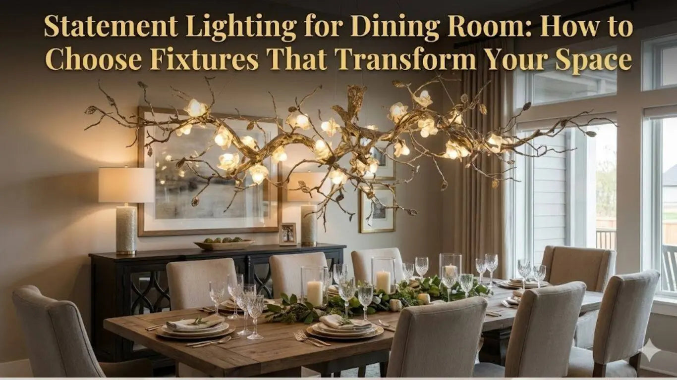 Statement Lighting for Dining Room: How to Choose Fixtures That Transform Your Space