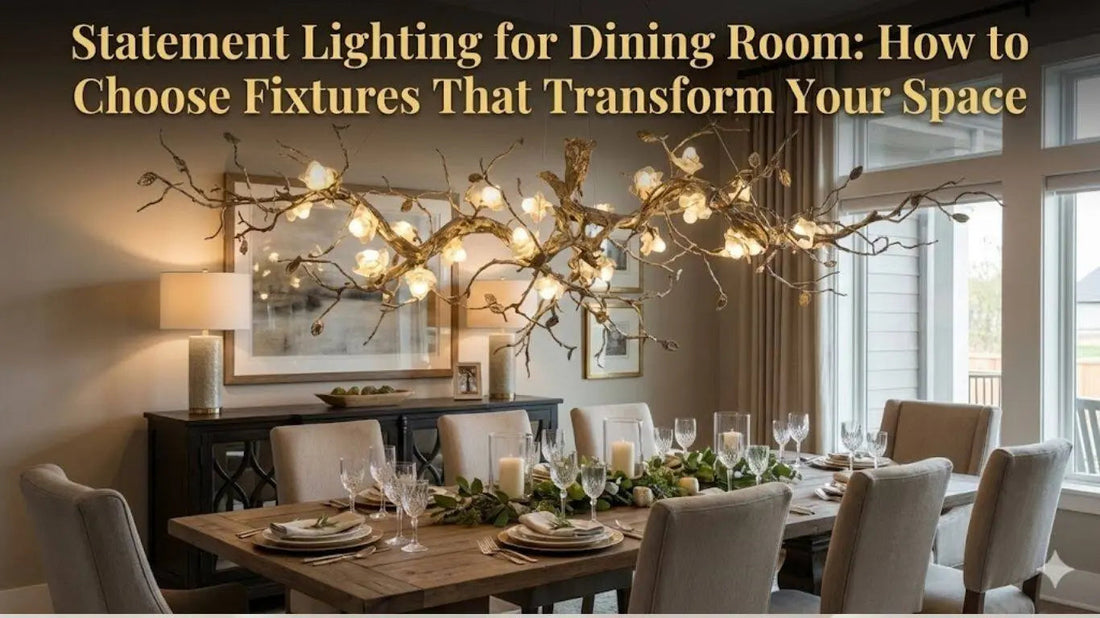 Statement Lighting for Dining Room: Transform Your Space – Seus Lighting
