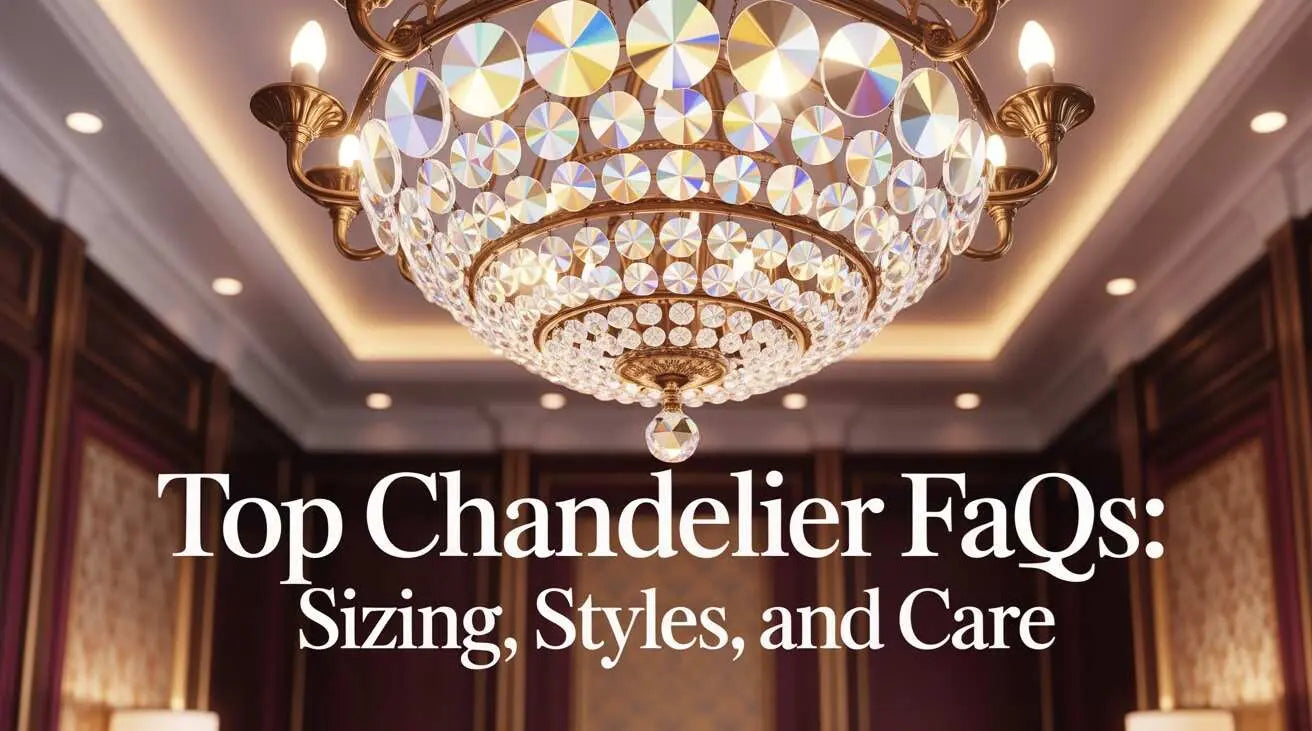 Top Chandelier FAQs: Sizing, Styles, and Care
