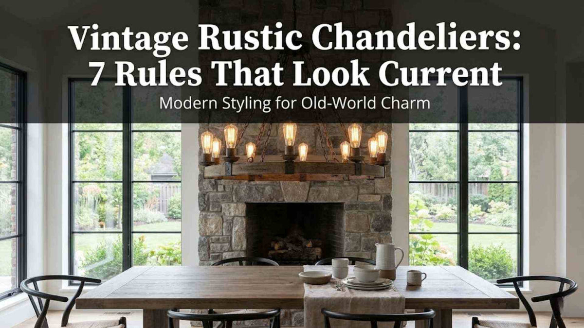 Vintage Rustic Chandeliers: Antique and Retro Styles That Look Current