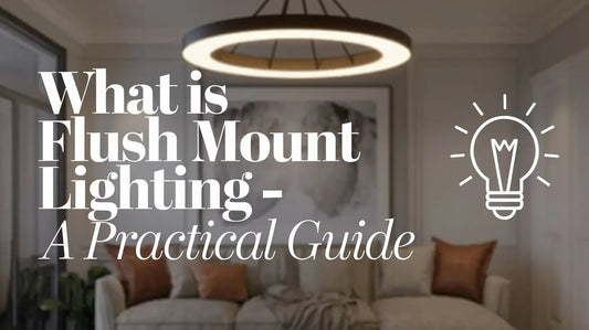 What Is Flush Mount Lighting - A Practical Guide