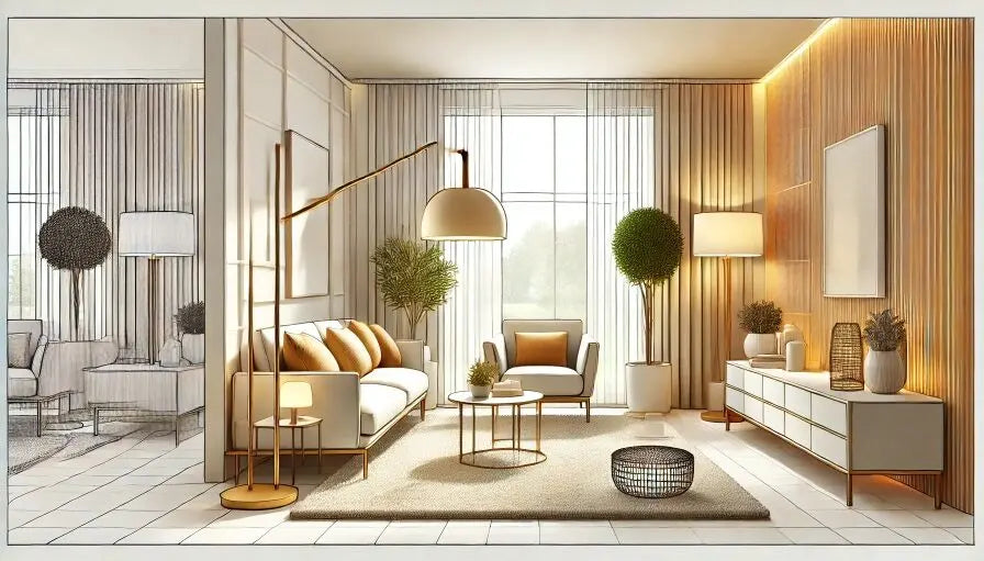 Where to Put a Floor Lamp in Your Living Room – Seus Lighting