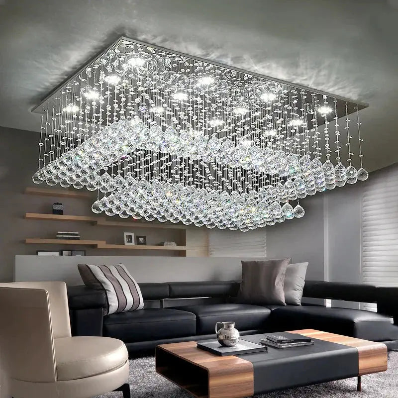 Rectangular-Chandeliers Seus Lighting