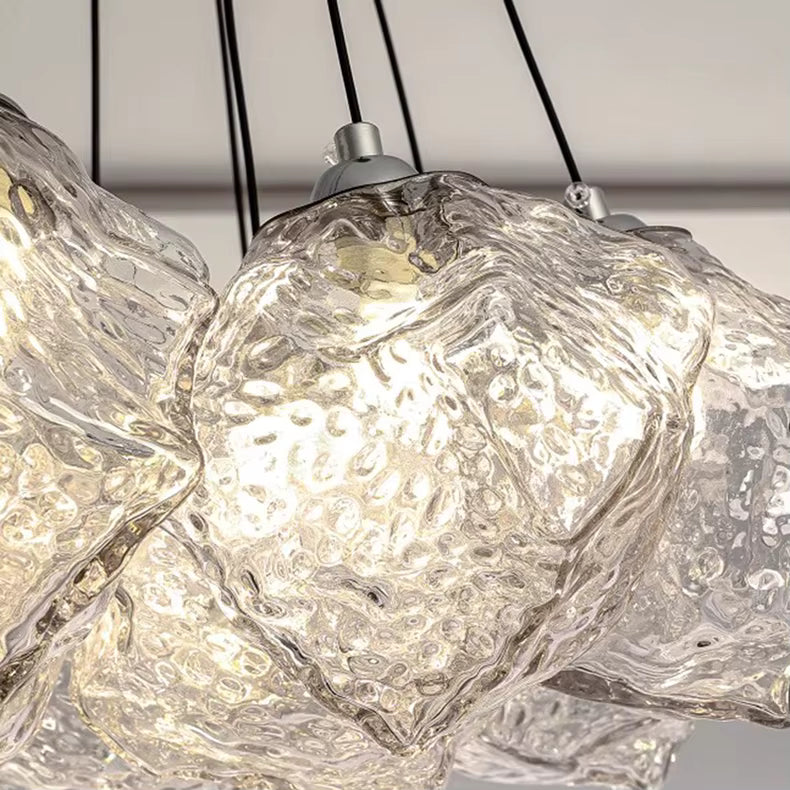 13 Light Post Modern Chrome Chandelier  Seus Lighting