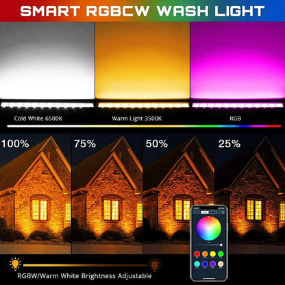 2Pcs Outdoor Wall Wash Lighting Seus Lighting