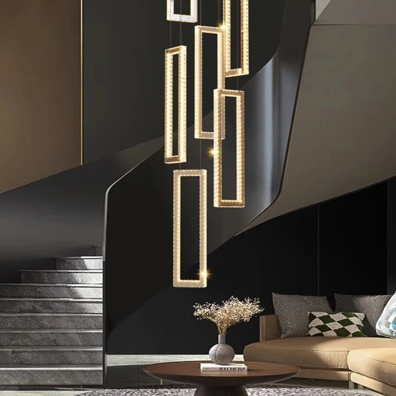 Acai Crystal Multi Pendant Chandelier  Seus Lighting