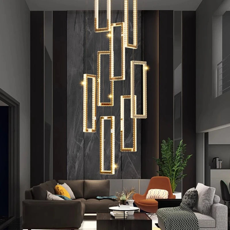 Acai Crystal Multi Pendant Chandelier  Seus Lighting