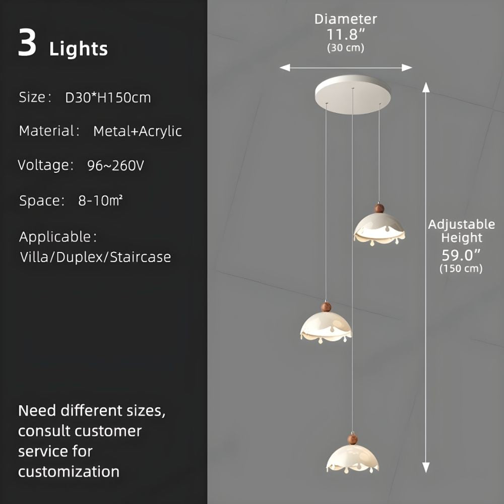 Afen Modern Staircase Chandelier  Seus Lighting