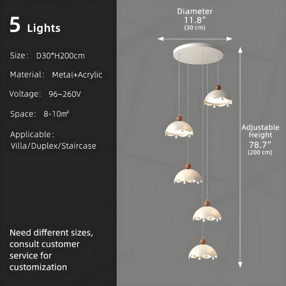 Afen Modern Staircase Chandelier  Seus Lighting