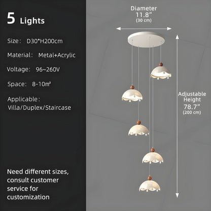 Afen Modern Staircase Chandelier  Seus Lighting