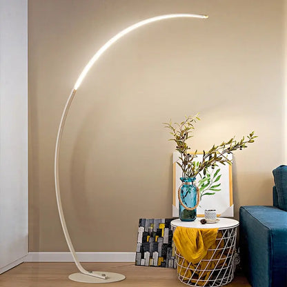 White Articulating Floor Lamp