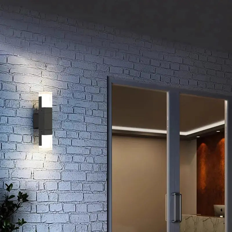 Aluminum Motion Sensor Outdoor Wall Sconce Light  Seus Lighting