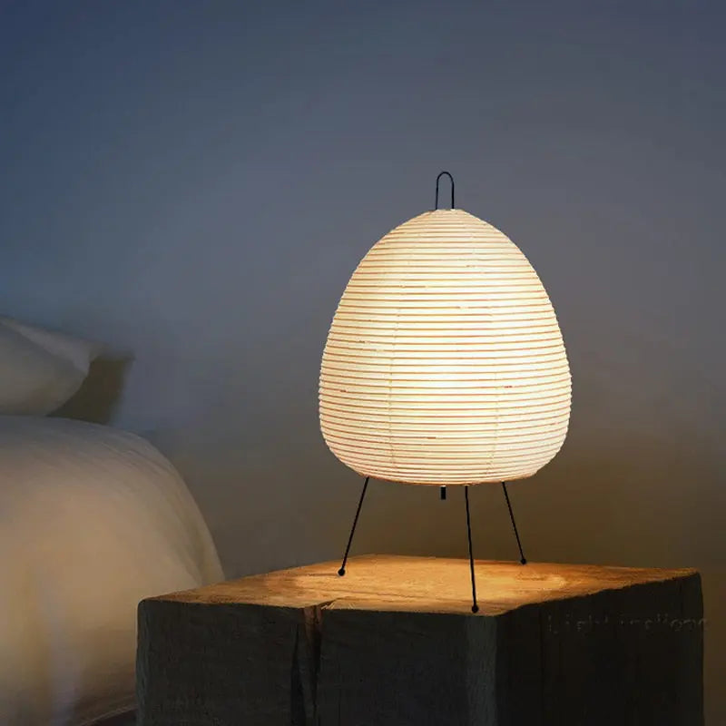Alya Rice Paper Table Lamp Seus Lighting