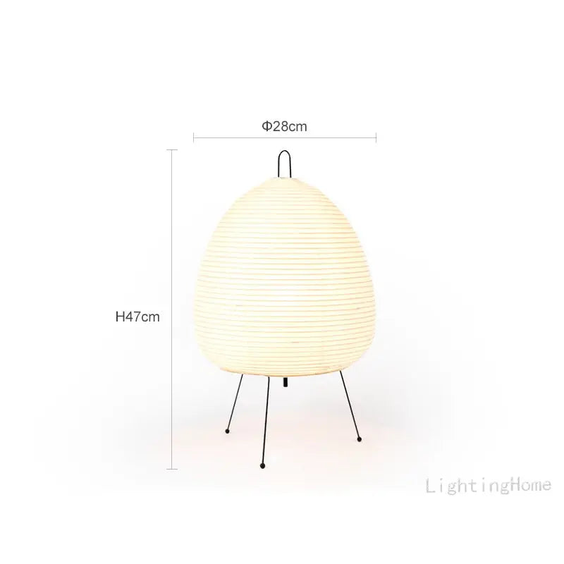 Alya Rice Paper Table Lamp Seus Lighting