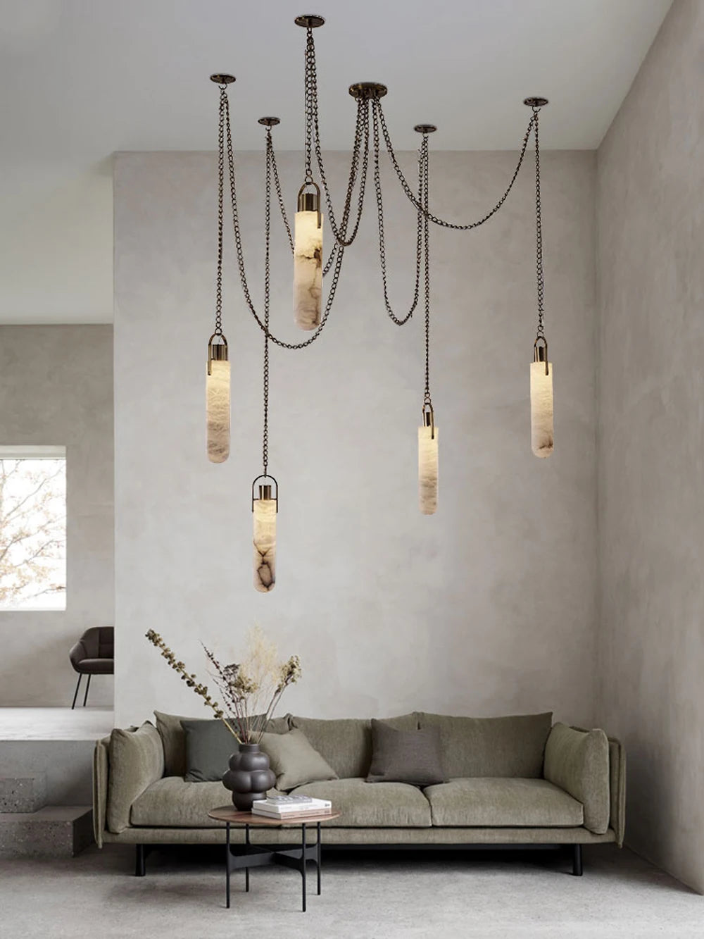 Anx Marble Ceiling Light  Seus Lighting