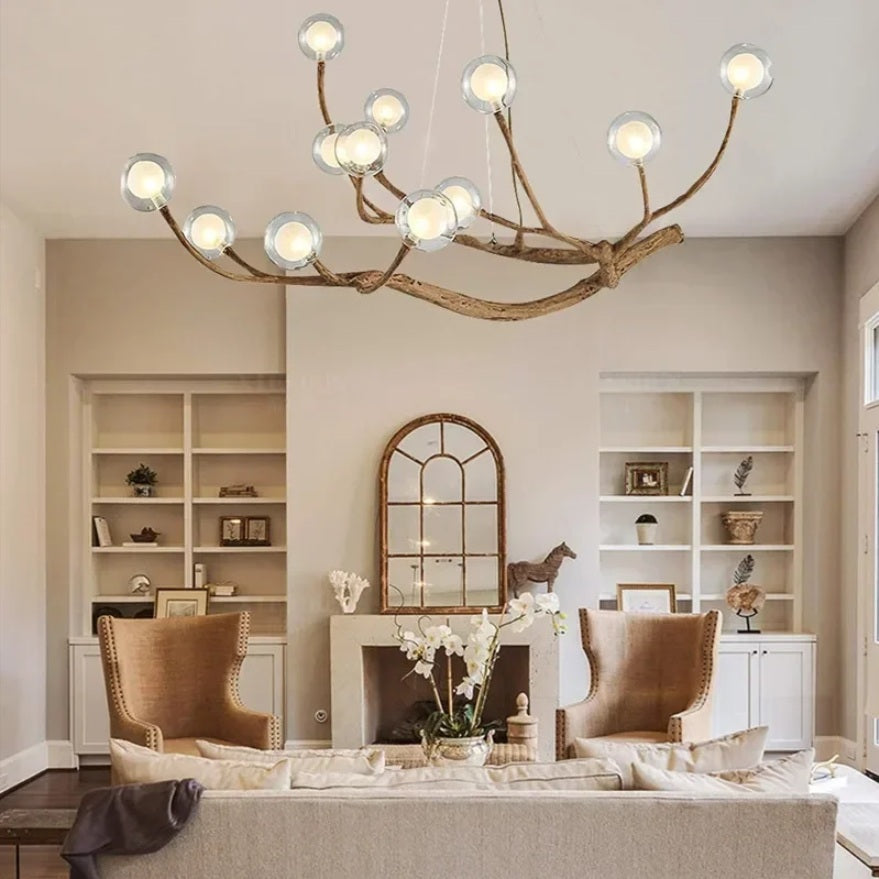 Modern Bubble Chandeliers | Branching, Linear, Frosted – Seus Lighting