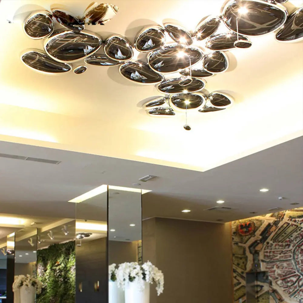 Art Deco Ceiling Light Flush Mount Seus Lighting