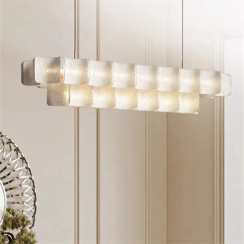 Arten Modern Acrylic Chandelier  Seus Lighting