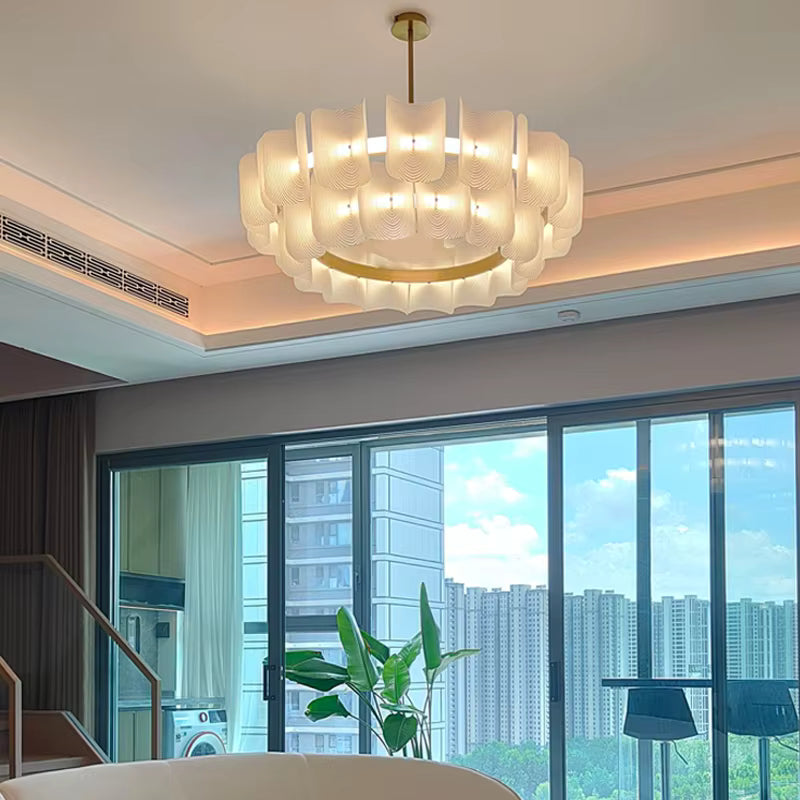 Arten Modern Acrylic Chandelier  Seus Lighting