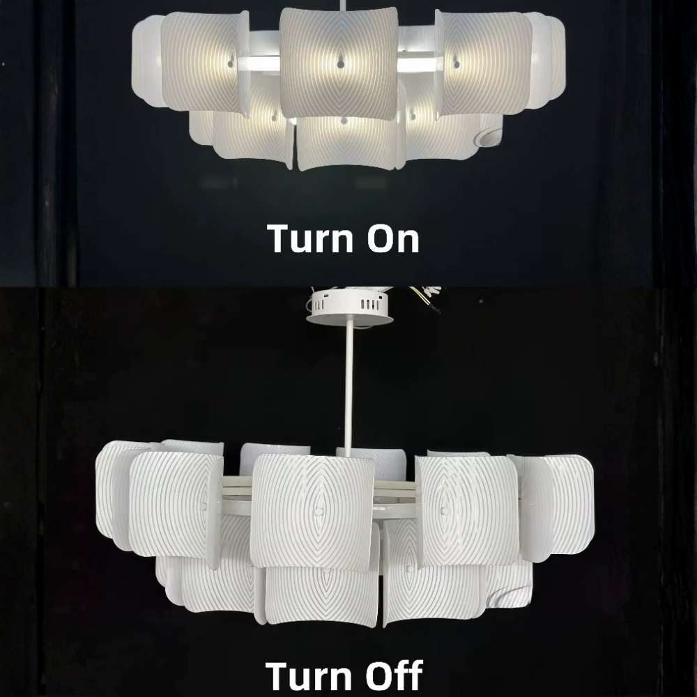 Arten Modern Acrylic Chandelier  Seus Lighting