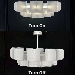 Arten Modern Acrylic Chandelier  Seus Lighting