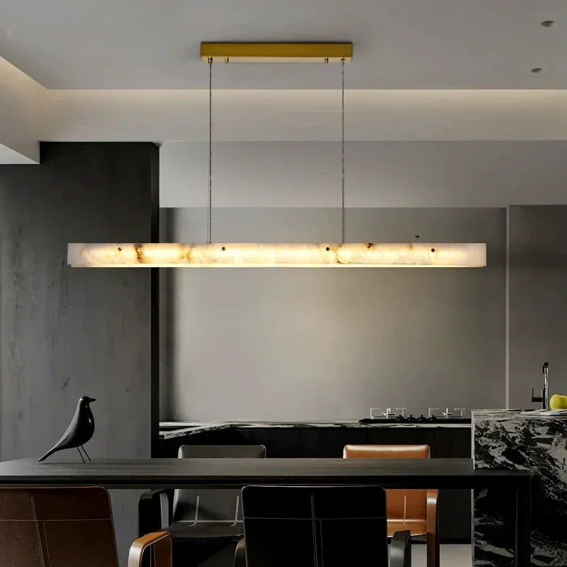 Asna Modern Rectangular Chandelier  Seus Lighting