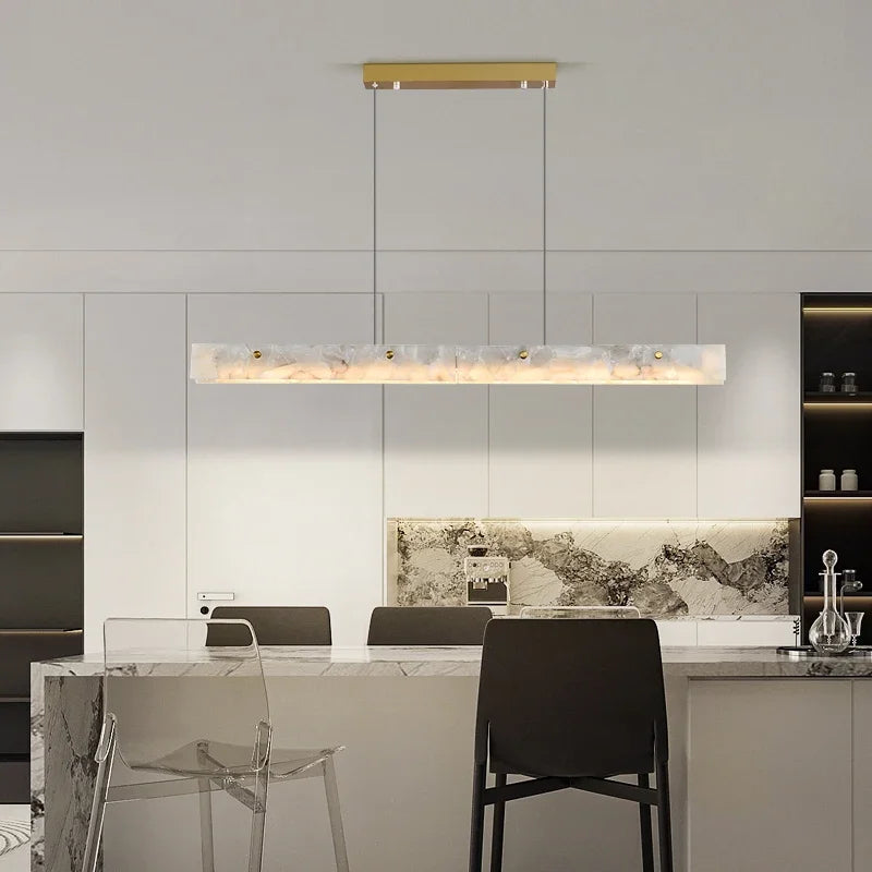 Asna Modern Rectangular Chandelier  Seus Lighting