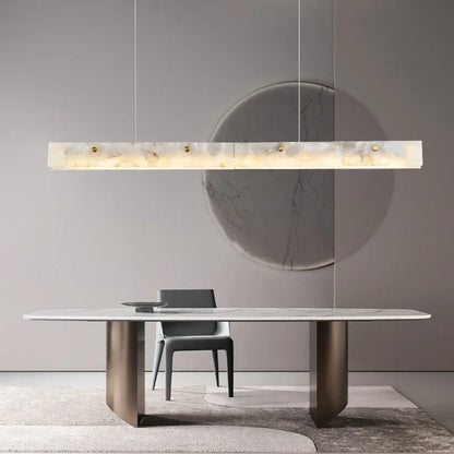 Asna Modern Rectangular Chandelier  Seus Lighting