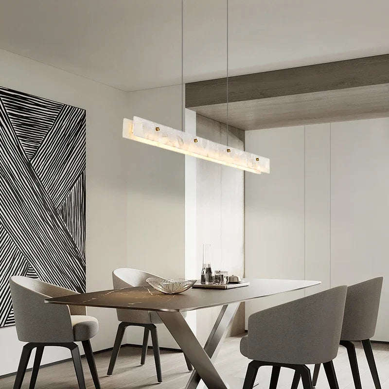 Asna Modern Rectangular Chandelier  Seus Lighting