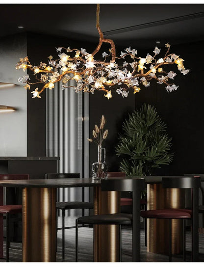 Asut Sculptural Branch Chandelier Lighting  Seus Lighting