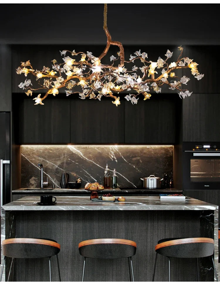 Asut Sculptural Branch Chandelier Lighting  Seus Lighting