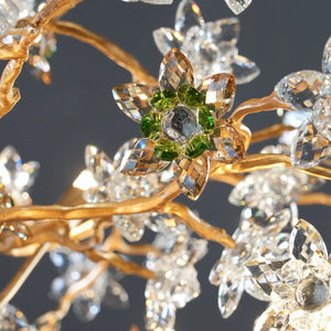 Auric Antique Vintage Brass Crystal Chandelier  Seus Lighting