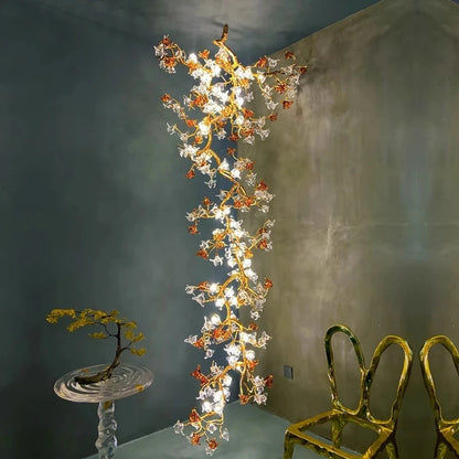 Aurora Branch Staircase Chandelier  Seus Lighting