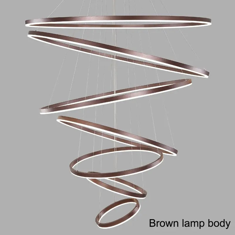 Aysan Modern Ring Chandeliers Seus Lighting