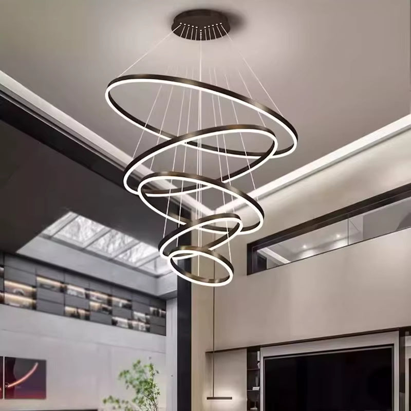 Aysan Modern Ring Chandeliers  Seus Lighting