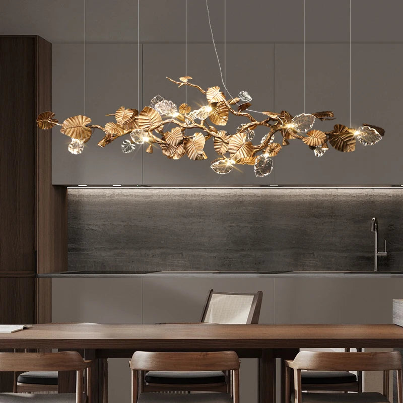 Bedya Linear Branch Chandelier  Seus Lighting