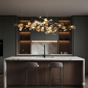 Bedya Linear Branch Chandelier  Seus Lighting