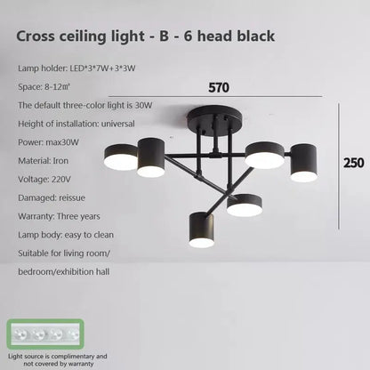 Belia Modern Ceiling Chandelier Seus Lighting