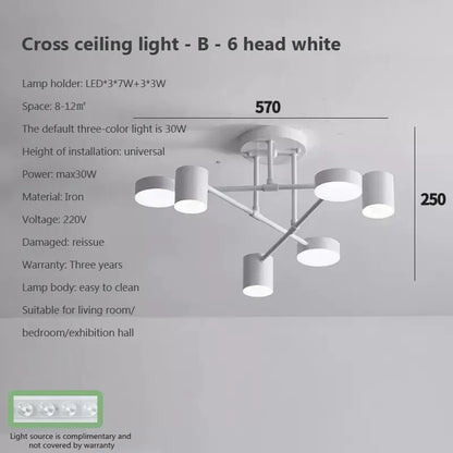 Belia Modern Ceiling Chandelier Seus Lighting