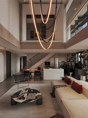 Beza Leather Belt Pendant Light  Seus Lighting