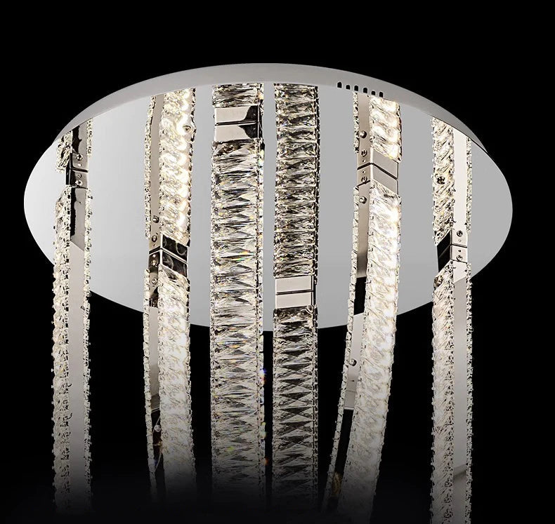 Bix Crystal Hanging Chandelier  Seus Lighting