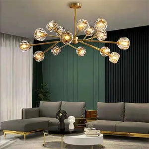Boule De Style Cristal Chandelier  Seus Lighting