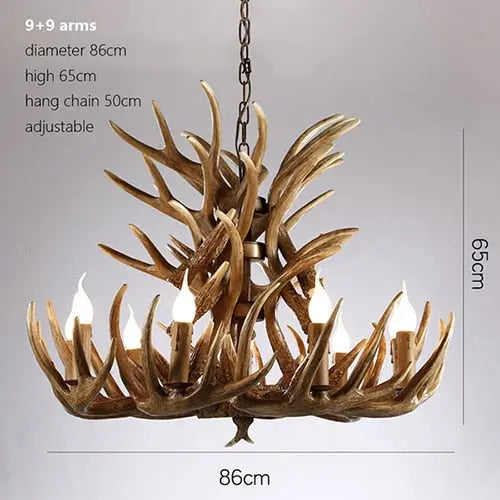 Brielle Modern Antler Chandelier Seus Lighting