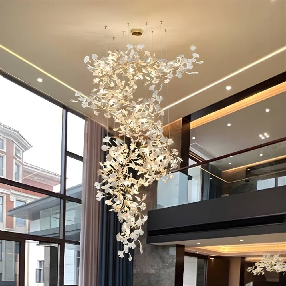 Calla Luxury Staircase Chandelier  Seus Lighting