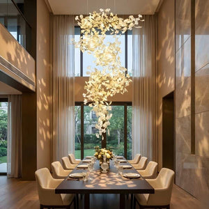 Calla Luxury Staircase Chandelier  Seus Lighting