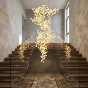 Calla Luxury Staircase Chandelier  Seus Lighting