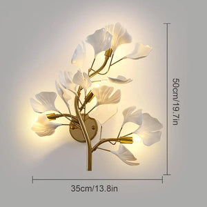Calla Modern Leaf Wall Lamp  Seus Lighting