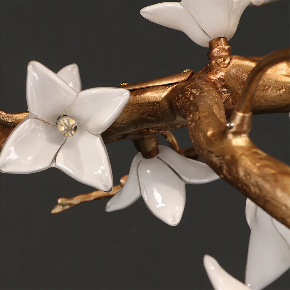 Calyx Bird Branch Chandelier for Dining Room  Seus Lighting