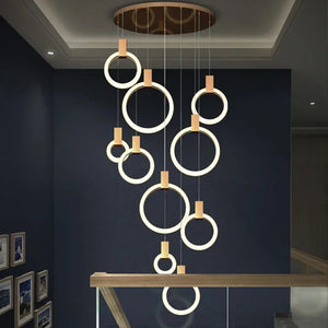 Cedi Led Staircase Chandelier  Seus Lighting