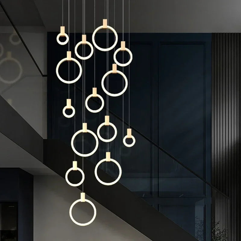 Cedi Led Staircase Chandelier  Seus Lighting